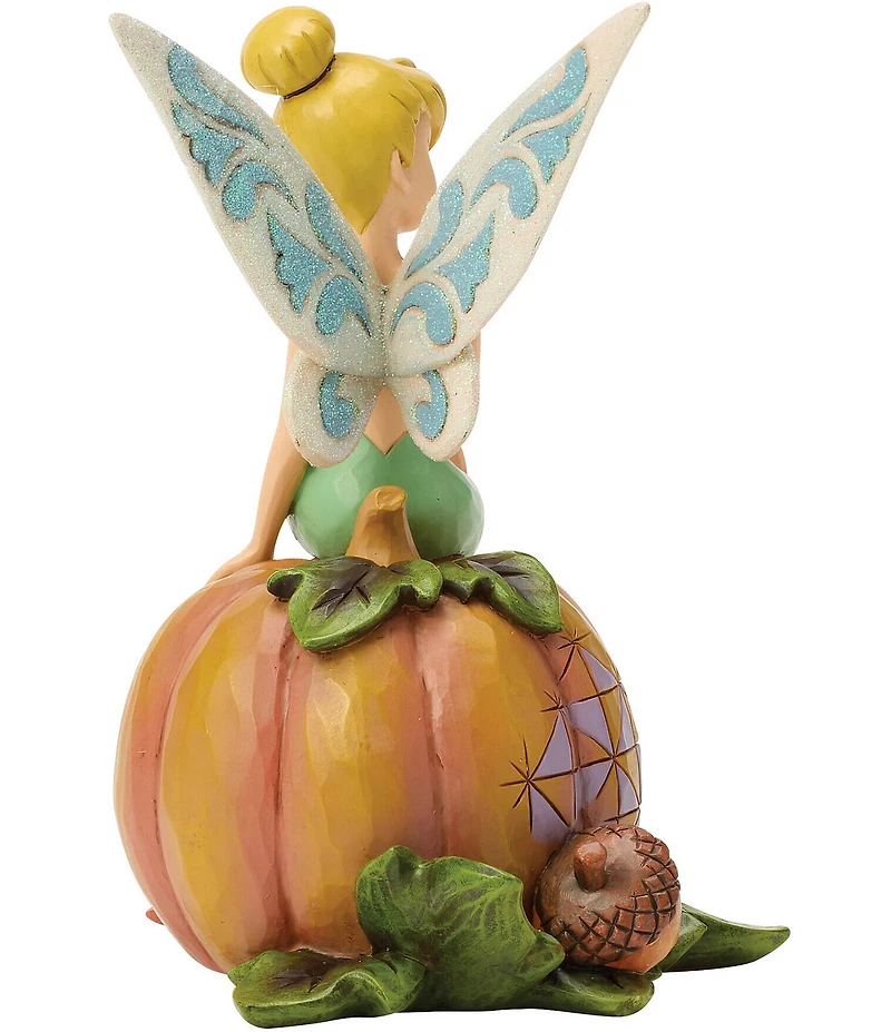Jim Shore Disney Traditions Halloween Collection Tinker Bell #double;Pumpkin Patch Pixie#double; Figurine