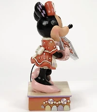 Jim Shore Disney Traditions Holiday Minnie With Gingerbread Figurine