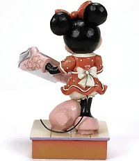 Jim Shore Disney Traditions Holiday Minnie With Gingerbread Figurine