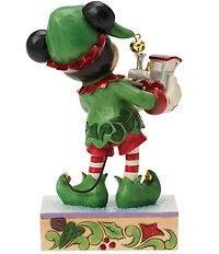 Jim Shore Disney Traditions Mickey Elf With Train Special Edition Figurine