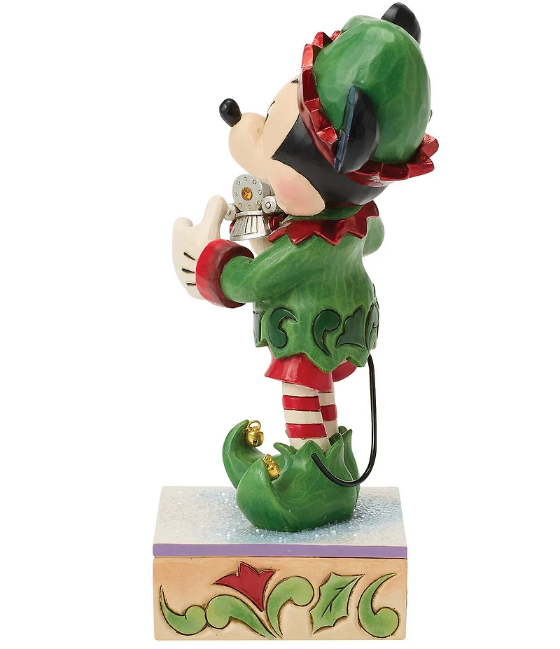 Jim Shore Disney Traditions Mickey Elf With Train Special Edition Figurine