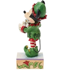 Jim Shore Disney Traditions Mickey Elf With Train Special Edition Figurine