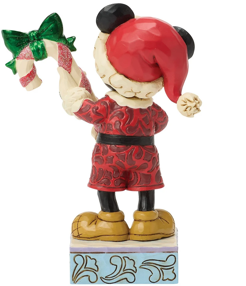 Jim Shore Disney Traditions Mickey Mouse With Candy Cane Figurine