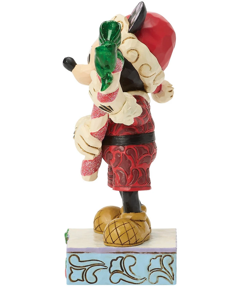 Jim Shore Disney Traditions Mickey Mouse With Candy Cane Figurine