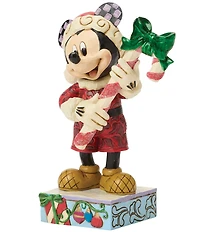 Jim Shore Disney Traditions Mickey Mouse With Candy Cane Figurine