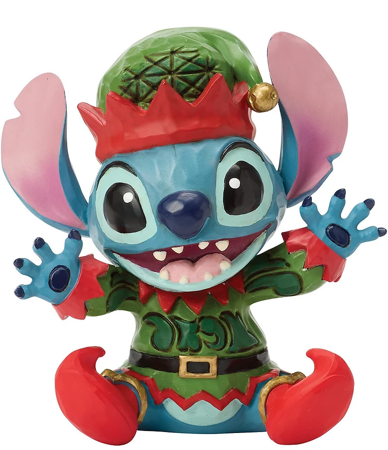 Jim Shore Disney Traditions Stitch Elf Miniature Figurine