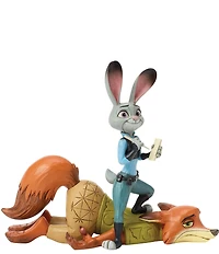 Jim Shore Disney Traditions Zootopia Judy & Nick #double;It's Called A Hustle, Sweetheart#double; Figurine