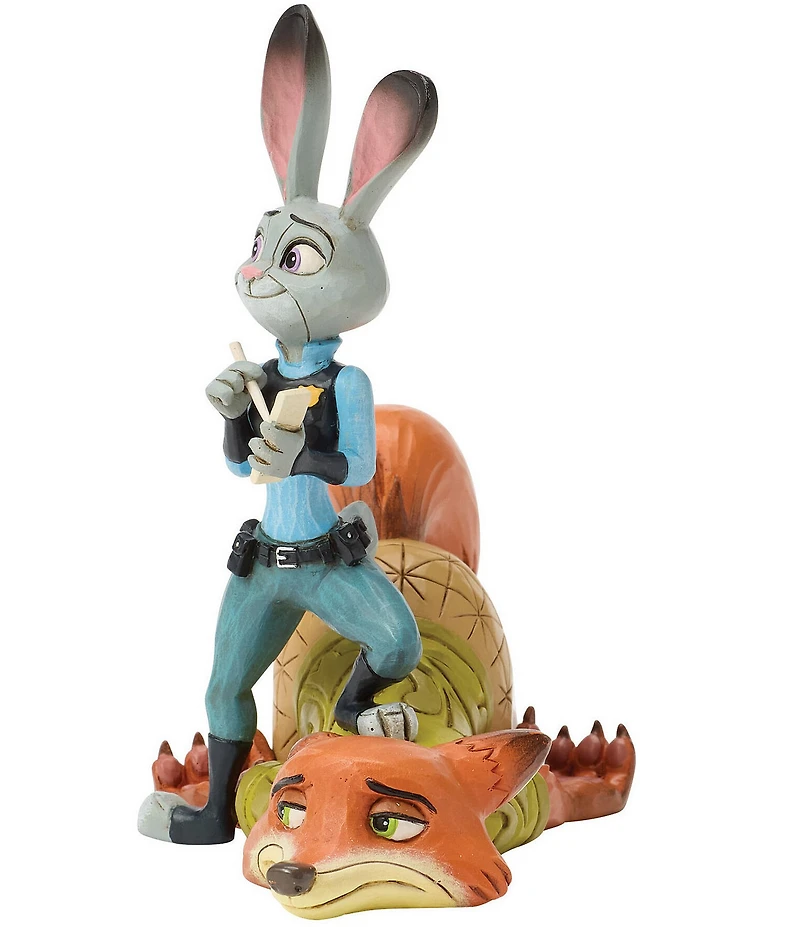 Jim Shore Disney Traditions Zootopia Judy & Nick #double;It's Called A Hustle, Sweetheart#double; Figurine