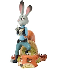 Jim Shore Disney Traditions Zootopia Judy & Nick #double;It's Called A Hustle, Sweetheart#double; Figurine