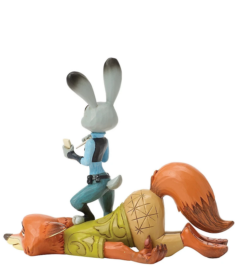 Jim Shore Disney Traditions Zootopia Judy & Nick #double;It's Called A Hustle, Sweetheart#double; Figurine
