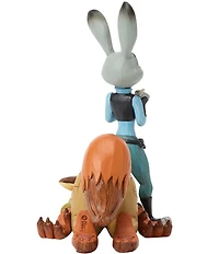 Jim Shore Disney Traditions Zootopia Judy & Nick #double;It's Called A Hustle, Sweetheart#double; Figurine