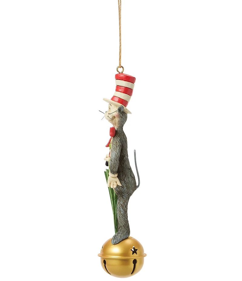 Jim Shore Dr. Seuss Collection Cat In The Hat on Jingle Bell Ornament