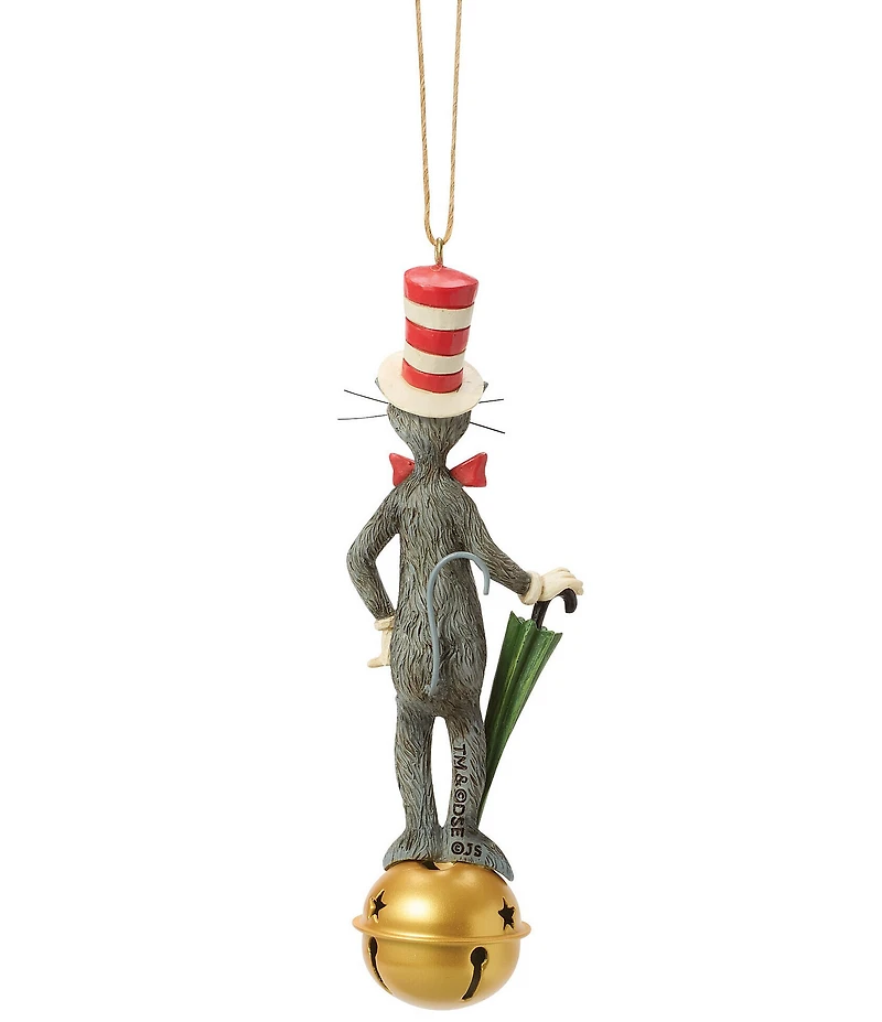 Jim Shore Dr. Seuss Collection Cat In The Hat on Jingle Bell Ornament