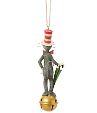 Jim Shore Dr. Seuss Collection Cat In The Hat on Jingle Bell Ornament