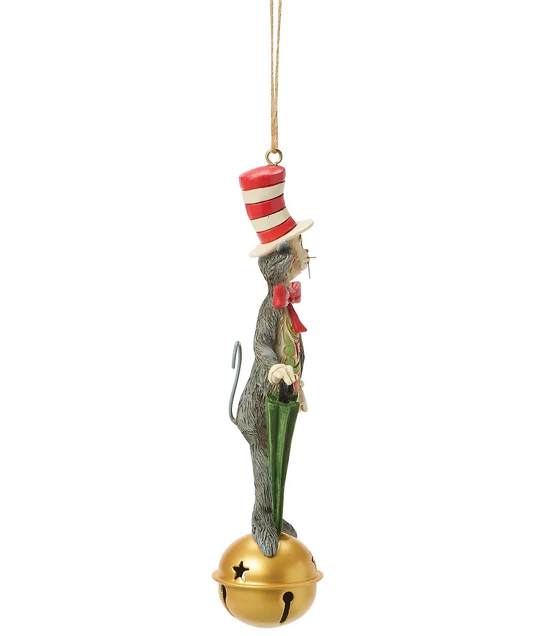 Jim Shore Dr. Seuss Collection Cat In The Hat on Jingle Bell Ornament