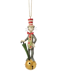 Jim Shore Dr. Seuss Collection Cat In The Hat on Jingle Bell Ornament