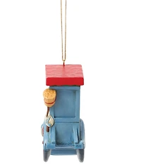Jim Shore Frosty the Snowman 2025 Dated Frosty in Train Hanging Ornament