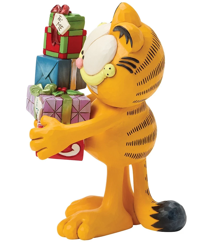 Jim Shore Garfield Collection Garfield with Presents Figurine