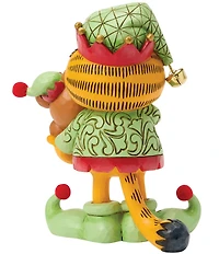 Jim Shore Garfield Garfield and Pooky in Elf Costumes Figurine