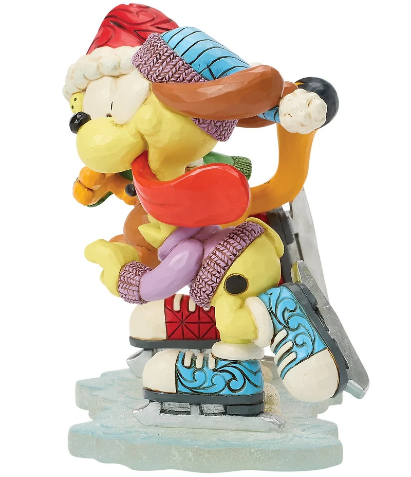 Jim Shore Garfield Garfield, Odie, and Pooky Ice Skating Figurine