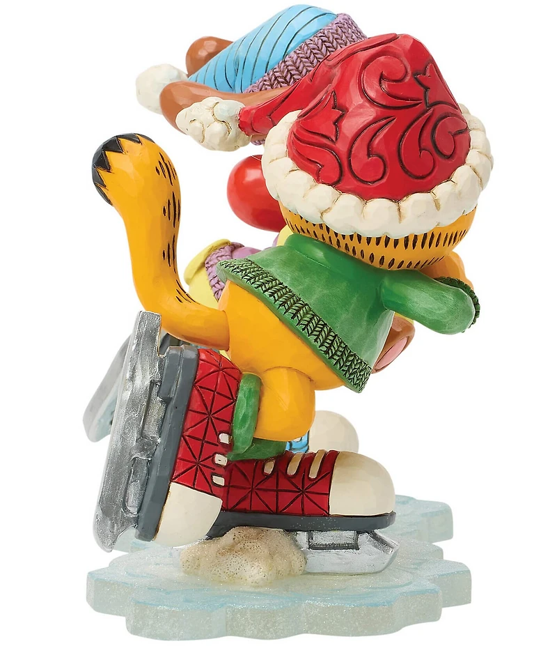 Jim Shore Garfield Garfield, Odie, and Pooky Ice Skating Figurine