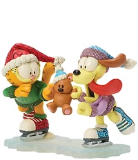 Jim Shore Garfield Garfield, Odie, and Pooky Ice Skating Figurine