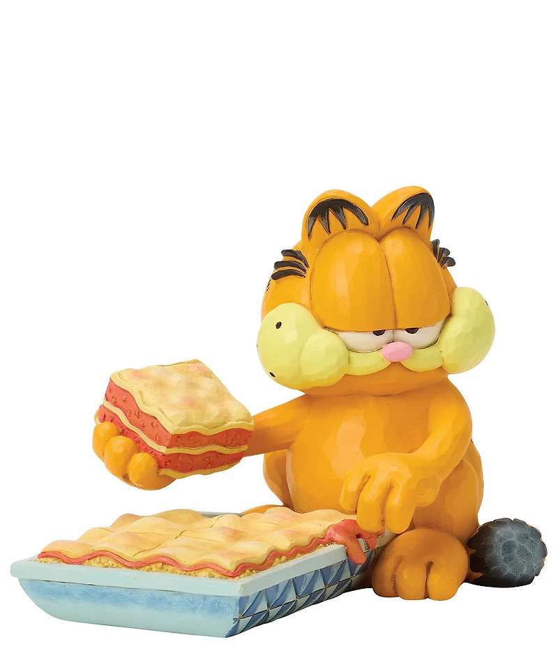 Jim Shore Garfield #double;I Love Lasagna#double; Figurine