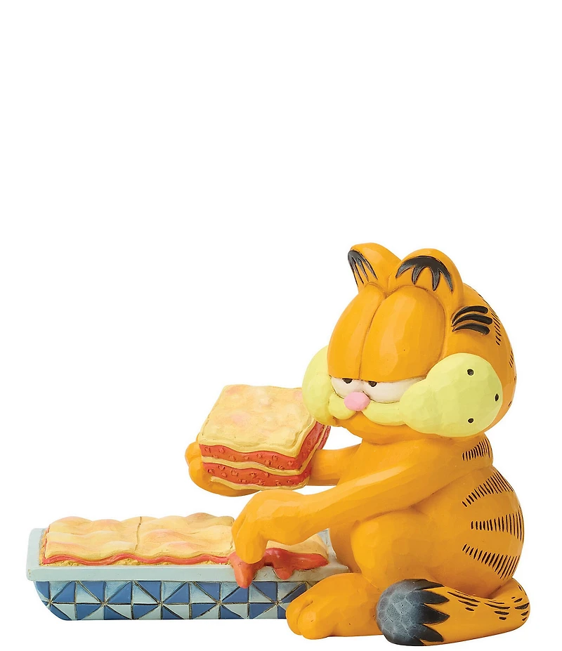 Jim Shore Garfield #double;I Love Lasagna#double; Figurine