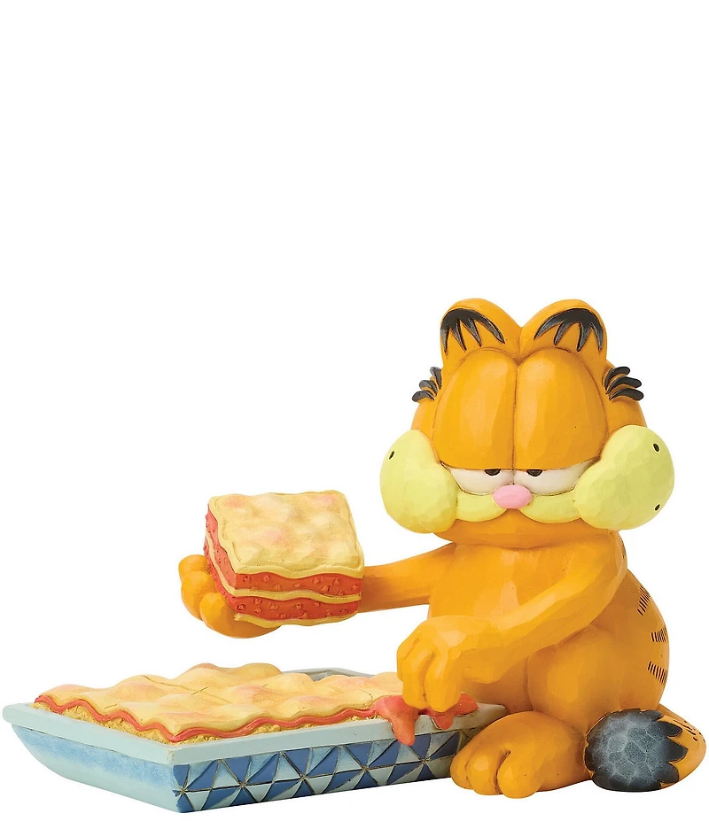 Jim Shore Garfield #double;I Love Lasagna#double; Figurine