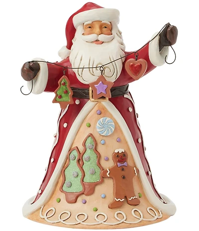 Jim Shore Gingerbread Santa Garland Figurine