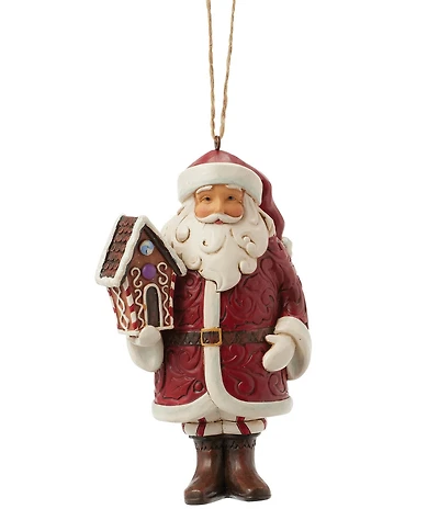 Jim Shore Gingerbread Santa Ornament