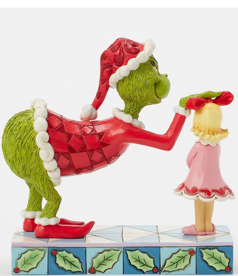 Jim Shore Grinch Collection- Grinch Pat Cindy Lou's Head Figurine
