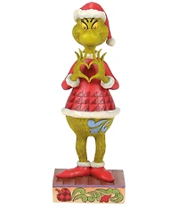 Jim Shore Grinch Collection Grinch with Heart Hands Figurine