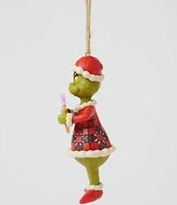 Jim Shore Grinch Collection #double;Where's My Gift#double; Message Ornament