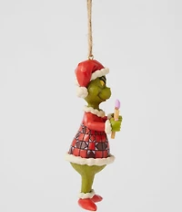 Jim Shore Grinch Collection #double;Where's My Gift#double; Message Ornament