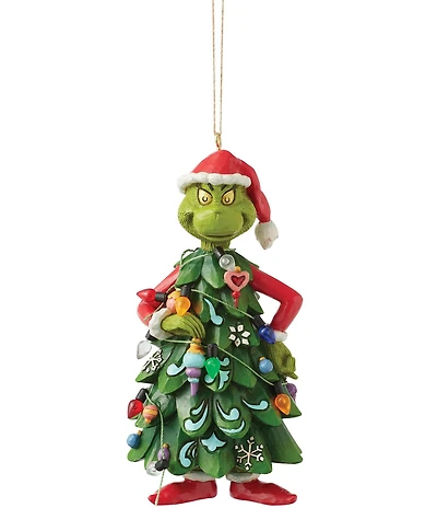 Jim Shore Grinch Dressed As Tree Ornament