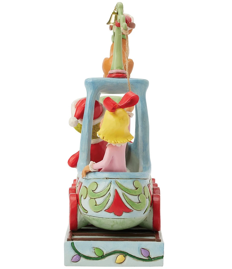 Jim Shore Grinch, Max And Cindy On Train Figurine