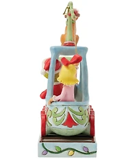 Jim Shore Grinch, Max And Cindy On Train Figurine