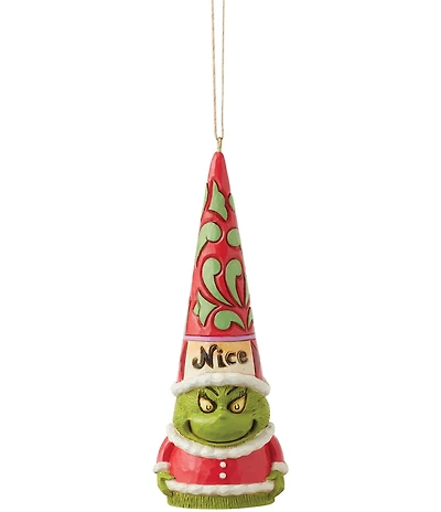 Jim Shore Grinch Naughty/Nice Gnome Ornament