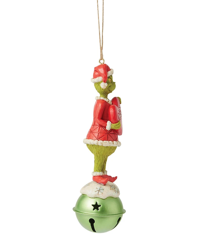 Jim Shore Grinch On Bell 2025 Dated Ornament