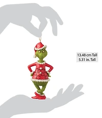Jim Shore Grinch With Hands On Hips Ornament