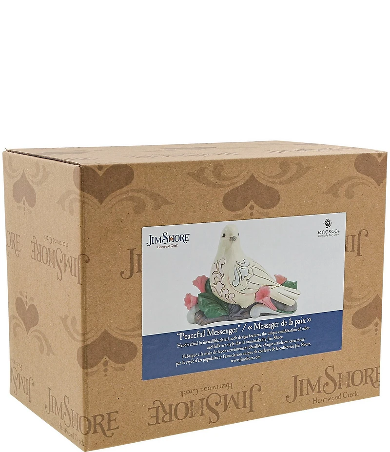 Jim Shore Heartwood Creek Collection White Dove Figurine