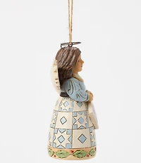 Jim Shore Heartwood Creek Angel with Quilting Hanging Ornament