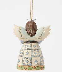 Jim Shore Heartwood Creek Angel with Quilting Hanging Ornament