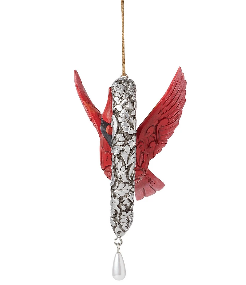 Jim Shore Heartwood Creek Caring Cardinal Forever in My Heart Ornament