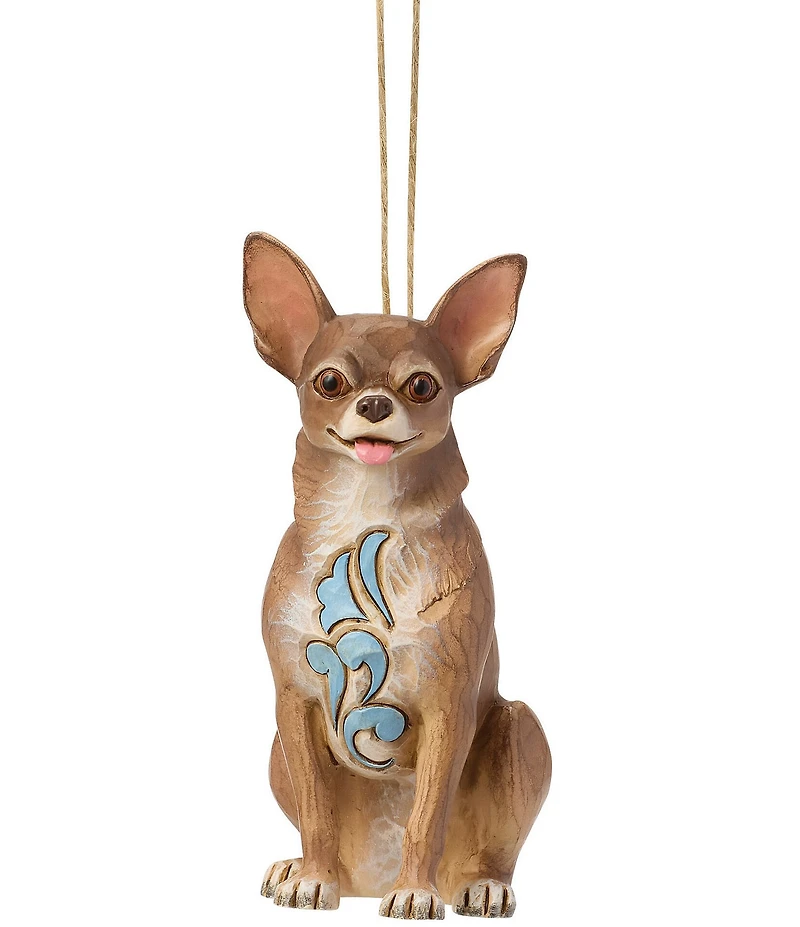 Jim Shore Heartwood Creek Chihuahua Dog Hanging Ornament