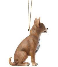 Jim Shore Heartwood Creek Chihuahua Dog Hanging Ornament