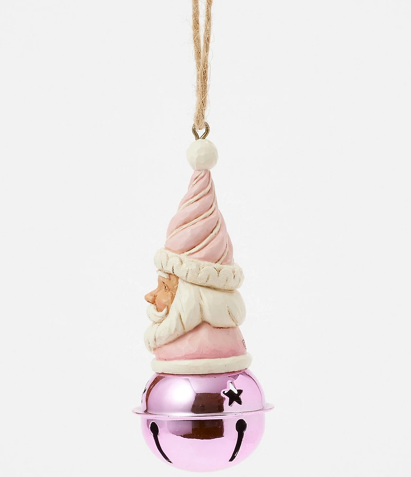 Jim Shore Heartwood Creek Collection Heartwood Sweets Santa Bell Hanging Ornament