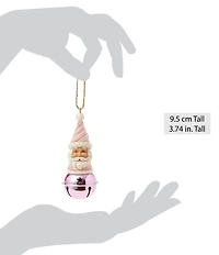 Jim Shore Heartwood Creek Collection Heartwood Sweets Santa Bell Hanging Ornament