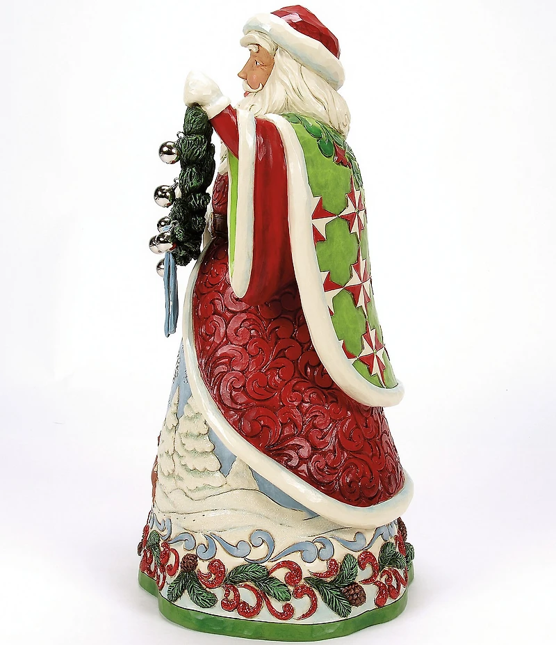 Jim Shore Heartwood Creek Collector Edition Santa with Bells Figurine